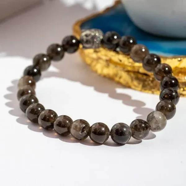 Smokey Quartz Crystals Bracelet